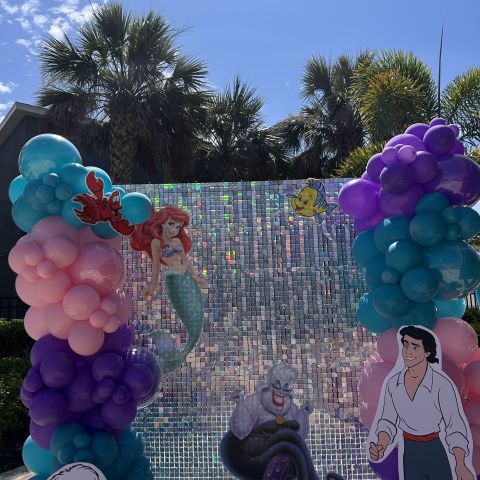 Shimmer Backdrop Mermaid 