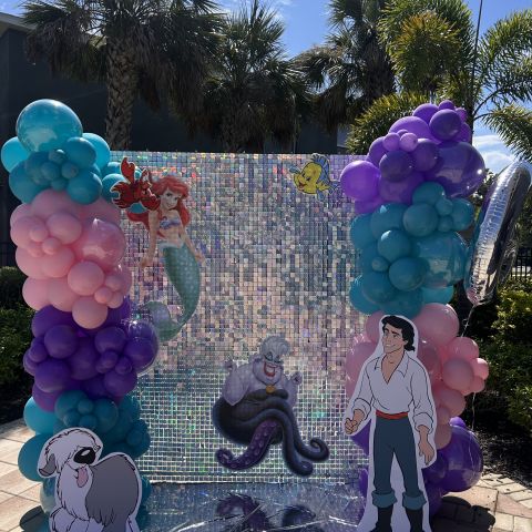 Shimmer Backdrop Mermaid 
