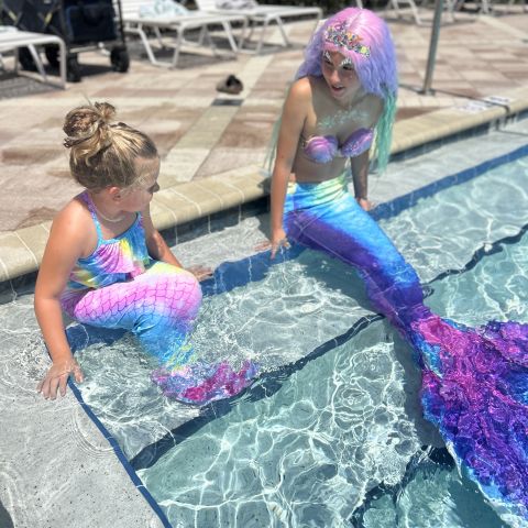 Shimmer Backdrop Mermaid 