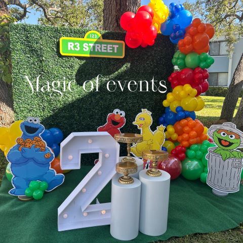 Sesame Street Backdrop