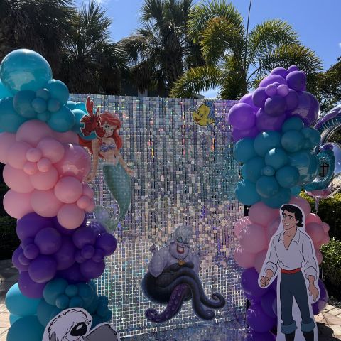 Shimmer Backdrop Mermaid 