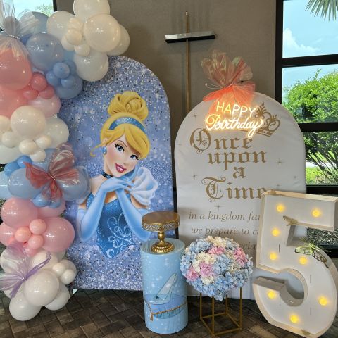 Cinderella Birthday Backdrop